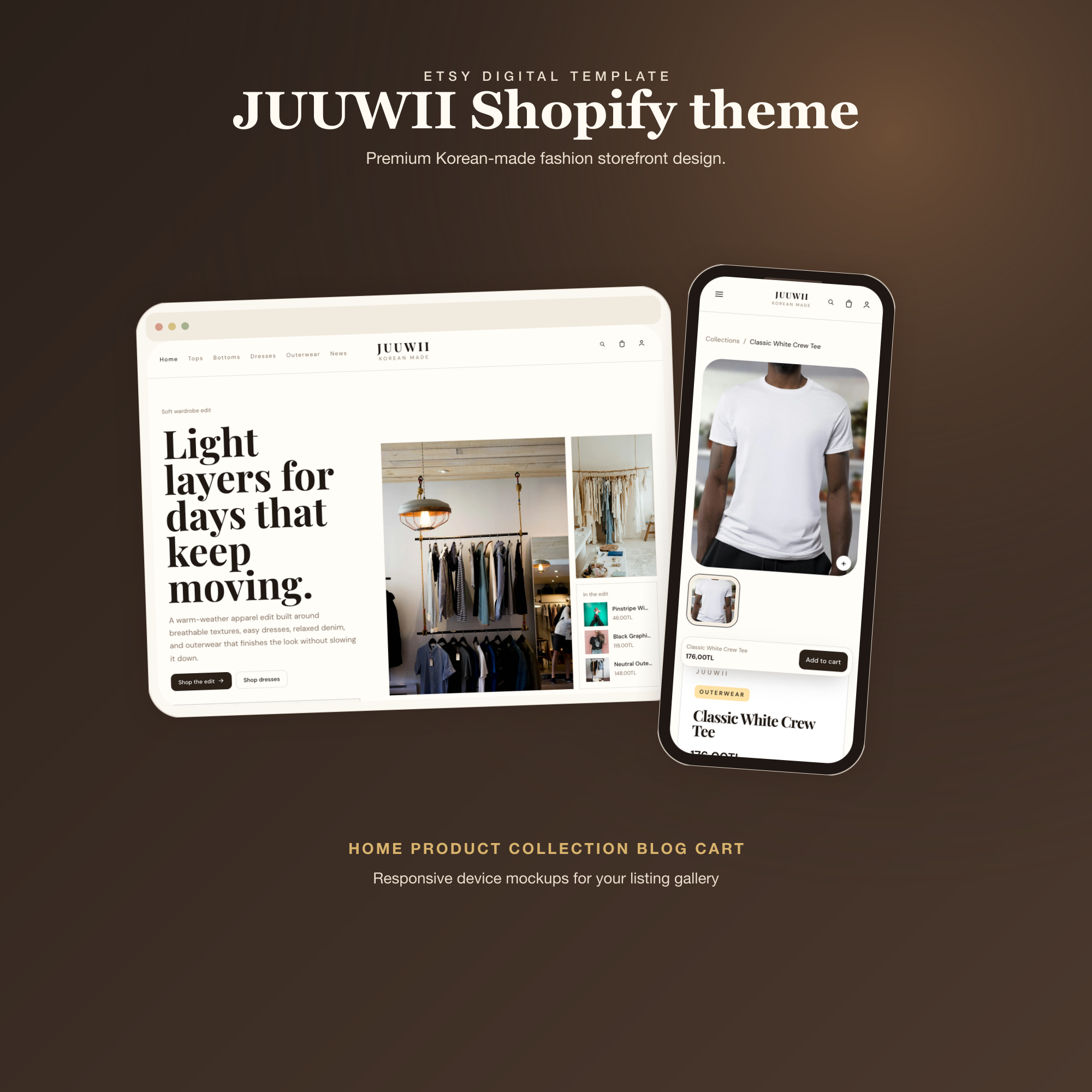 JUUWII Shopify theme cover preview